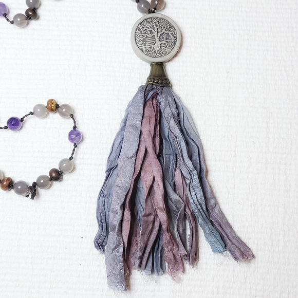 Gypsy Stone Bead Necklace - Picture 6 of 6